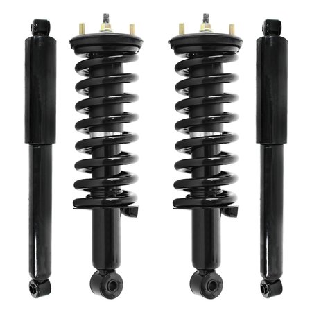 UNITY 4-11296-255410-001 Front and Rear Complete Strut Assembly Shock Kit 4-11296-255410-001